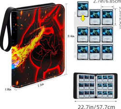 Pokemon Card Binder 4 Pocket Charizard Design, NEW - Image 3
