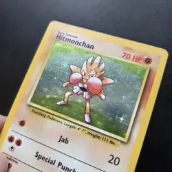 Pokemon Card - Hitmonchan 7/102 Rare Holo WOTC Base Set - Image 2