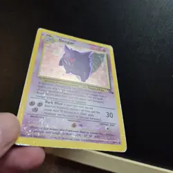 Pokemon Card - Gengar Fossil Holo Card 5/62 Unlimited Holo Rare WOTC - Image 2