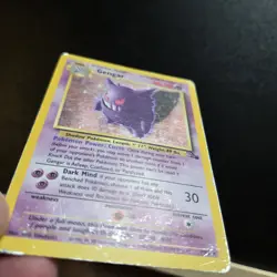 Pokemon Card - Gengar Fossil Holo Card 5/62 Unlimited Holo Rare WOTC - Image 3