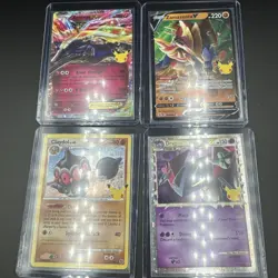 4x Pokemon TCG Celebrations Cards Dragapult Promo, Xerneas Ex, & More - Image 1