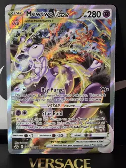 Pokemon TCG Mewtwo VSTAR Crown Zenith Holo Ultra Rare Card GG44/GG70 - Image 1