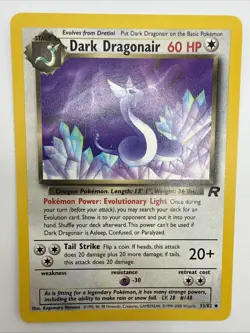 Dark Dragonair 33/82 Team Rocket Regular Uncommon Vintage Pokemon Card - Image 3