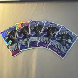 5x ST10-010 Trafalgar Law : Super Rare Foil English One Piece TCG Card - Image 1