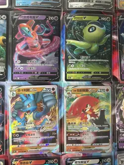 Pokemon 16 Card Lot nm V Max Mega Amazing Ex HOLO Rare Hits Only F97 - Image 2