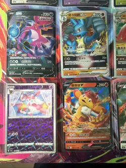 Pokemon 16 Card Lot nm V Max Mega Amazing Ex HOLO Rare Hits Only F97 - Image 3