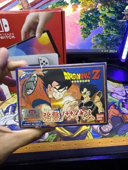 Bandai Dragon Ball Z 強襲!サイヤ人 1992 Japanese Vintage Card Game Box Goku Raditz - Image 1