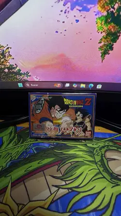Bandai Dragon Ball Z 強襲!サイヤ人 1992 Japanese Vintage Card Game Box Goku Raditz - Image 2