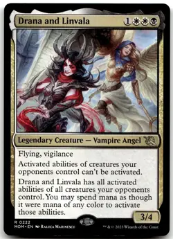 MTG Drana and Linvala R March of the Machine 222 LP - Image 1