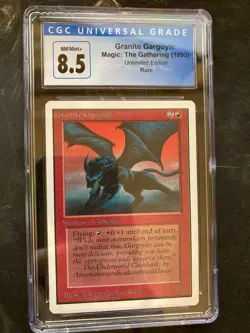 *** UNLIMITED Granite Gargoyle *** CGC 8.5 - NM-Mint! - Vintage MtG Magic - Image 1