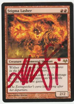 Eventide MTG Stigma Lasher Signed by Aleksi Briclot - Image 1