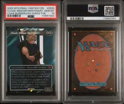 PSA Gem MT 10 - Cloud, Midgar Mercenary 0520 Magic x Final Fantasy Surge Foil FF - Image 3