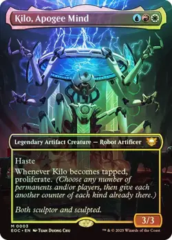 Kilo, Apogee Mind NM MYTHIC (Borderless) Foil MTG Commander: Edge of Eternities - Image 1