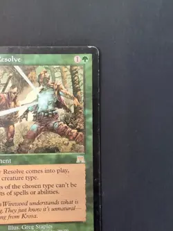 Magic the Gathering MTG Onslaught #286 Steely Resolve Rare - Image 4