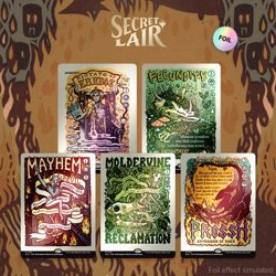 MTG Secret Lair Prints of Darkness Rainbow Foil Edition SEALED - Image 1