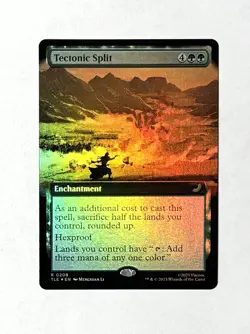 Tectonic Split - Extended Art FOIL - MTG ATLA Eternal - TLE 208 - Image 1