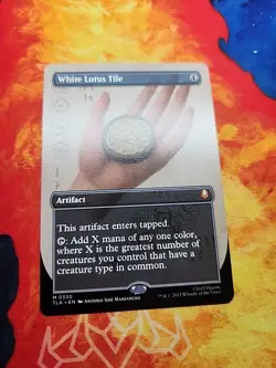 White Lotus Tile (Borderless) - Avatar: The Last Airbender (TLA) - NM - Image 1