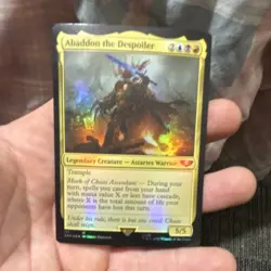 Magic: The Gathering Abaddon the Despoiler Foil Legendary Creature Warhammer 40… - Image 1