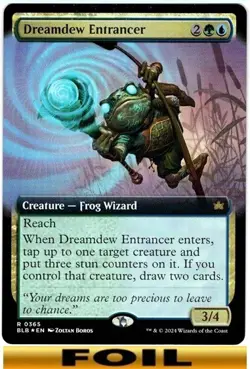 Dreamdew Entrancer - FOIL EXTENDED ART #365 - Bloomburrow - NM MTG - Image 1