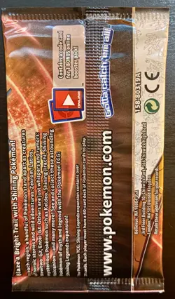 Shining Legends Factory Sealed Booster Pack Rayquaza Art Sun Moon Pokemon - Image 2