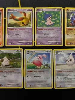 Pokemon Tcg Baby Evolutions! Lot of 13 Unique Non Holo Vintage Lot - Image 3