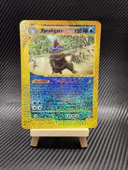 Pokemon TCG Feraligatr 2/12 Expedition Box Topper Jumbo Card Damaged Condition - Image 1