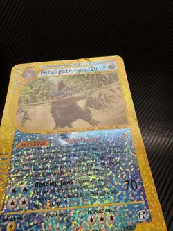 Pokemon TCG Feraligatr 2/12 Expedition Box Topper Jumbo Card Damaged Condition - Image 3