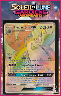 Carte Pokemon Predasterie GX 154/145 SL2 Gardiens Ascendants Soleil & Lune FR - Image 1