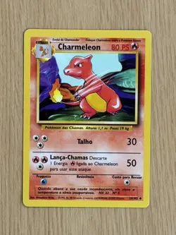 Pokemon TCG Portuguese Base Set Charmeleon 24/102 - Image 1
