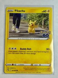 Pikachu 027/078 Pokemon GO Regular - Image 1