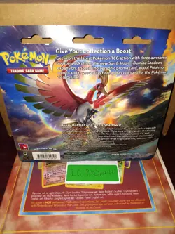 Pokemon 2017 Burning Shadows 3 Pack Blister Sealed Cosmog Cosmos Holo Promo SM42 - Image 2