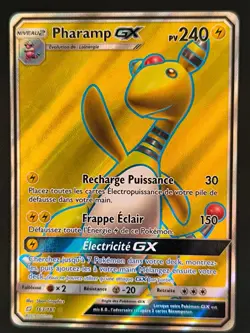 Carte Pokemon Pharamp GX 163/181 SL9 Duo De Choc Soleil & Lune FR - Image 2
