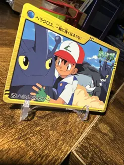 2000 Pokemon Bandai Anime Vending Series 2 #22 Heracross And Ash - Image 3