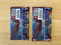 Lot Of 2 Pokemon Sun & Moon Crimson Invasion Booster Pack - Image 2