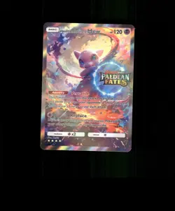 FAN-ART READ DESCRIPTION BELOW Glossy HOLO Mew Card Mew Pokemon Card p1 - Image 1
