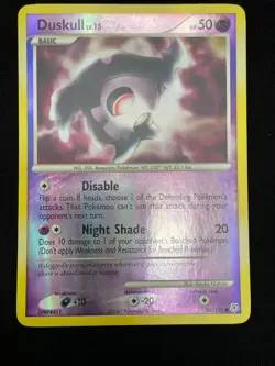 Duskull 80/130 | 2007 Pokemon Diamond & Pearl Reverse Holo | LP Lightly Played - Image 1