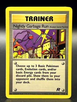 Nightly Garbage Run 77/82 Uncommon Team Rocket Unlimited WOTC Pokemon TCG LP/MP - Image 1