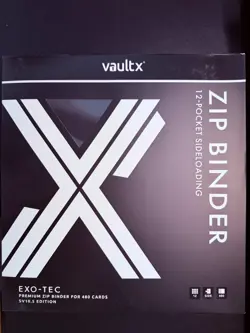 VaultX SV10.5 12 Pocket Binder Pokemon Black Bolt New Sealed - Image 1