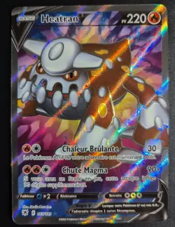 Carte Pokemon Heatran V 165/189 EB10 Astres Radieux Epee Bouclier FR - Image 2