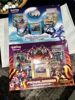 Pokemon Primal Groudon & Kyogre Collection Figure Box Set Of 2 Primal Clash New - Image 2