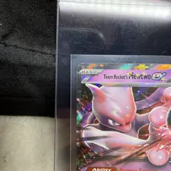 Team Rockets Mewtwo EX 081/182 Sv10 M/NM Destined Rivals HOLO FULL ART POKEMON - Image 3