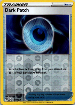 Dark Patch 139/189 Reverse Holo Pokemon TCG: Astral Radiance Near Mint (NM) - Image 1