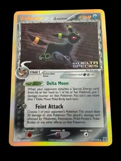 Pokemon Umbreon EX Delta Species 17/113 Holo Rare Reverse Holo 2005 - Image 5
