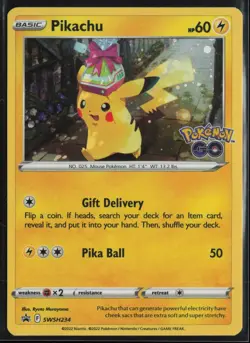 Pikachu Promo SWSH234 - Pokemon Go - PTCG - NM - Image 1