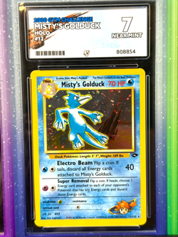 Pokemon TCG Mistys Golduck 12/132 Gym Challenge Ace 7 Vintage WOTC 2000 - Image 1