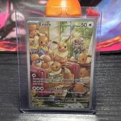 Pokemon TCG Eevee 188/167 Sv06 Twilight Masquerade Illustration Rare Holo - Image 1
