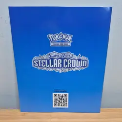 Pokemon Stellar Crown Player's Guide TCG Elite Trainer ETB Booklet - Image 2