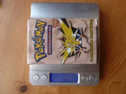 21.4g HEAVY, WOTC Pokemon Fossil Booster Pack Zapdos Art Short Crimp - Image 2