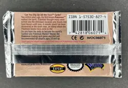 Pokemon Fossil Unlimited Booster Pack Sealed Lapras Art 1999 WOTC 21.01g—HEAVY - Image 5