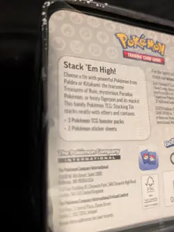 3 BRAND NEW-Pokemon TCG: Stacking Tins (3 Booster Packs Inside each, 9 total) - Image 4